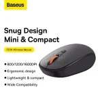Baseus F01A Wireless Mouse Frosted Gray (B01055502833-00) - Image 2