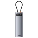 Baseus Metal Gleam 11-in-1 USB-C hub in Nigeria, gray aluminium docking station