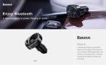 Baseus T typed S-09A Bluetooth MP3 car charger (CCTM-01) - Image 2