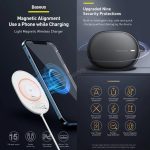 Baseus Light Magnetic Wireless Charger IP12 with Type-C - Image 2