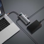 Baseus Metal Gleam Series 9-in-1 Multifunctional Type-C HUB Docking Station Space Gray - Image 7