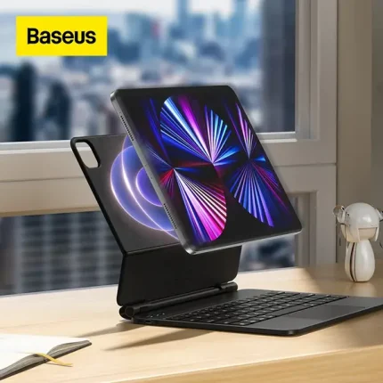 Baseus Brilliance Original Keyboard Case Pro (with Digital Display) For Pad Pro 12.9-inch  Gray