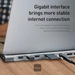 Baseus Enjoyment Series Multi-functional Type-C intelligent HD HUB 11 in 1 Dark gray  CATSX-G0G - Image 3