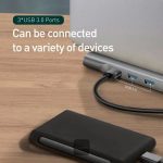 Baseus 10 in 1 USB Type-C Docking Station Gray CATSX-F0G - Image 5