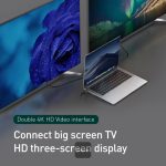 Baseus Enjoyment Series Multi-functional Type-C intelligent HD HUB 11 in 1 Dark gray  CATSX-G0G - Image 5