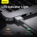 Baseus Zinc Magnetic Series iP Laptop Charging Cable Type-C to T-shaped Port 60W (2m) White - Image 6