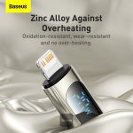 Baseus Display Fast Charging Data Cable Type-C to IP 20W (1m) Black - Image 4