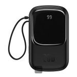Baseus Qpow Digital Display quick charging power bank 20000mAh 20W (With IP Cable)Black - Image 2