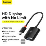 Baseus Lite Series Adapter HDMI to VGA Black - Image 3