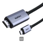 Baseus Type-C to HDMI 4K Adapter Cable 1m black connector ends