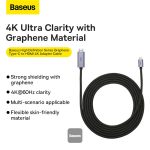 Baseus Type-C to HDMI 4K Adapter Cable with graphene shielding close-up