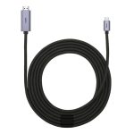 Baseus Type-C to HDMI 4K Adapter Cable (1m, Black) – graphene-shielded USB-C to HDMI cable