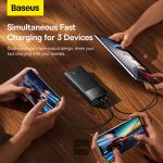 Baseus Star-Lord Digital Display Fast Charge Power Bank 20000mAh 22.5W Black（With Simple Series Charging Cable USB to Type-C 3A 0.3m Black）Overseas Edition (PPXJ080001) - Image 4