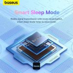 Baseus F01B tri-mode mouse smart sleep mode for longer battery life