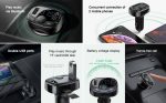 Baseus T typed S-09A Bluetooth MP3 car charger (CCTM-01) - Image 3