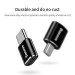 Baseus  Mini Micro female to Type-C male adapter converter CATOTG-01 - Image 2
