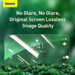 Baseus Full Coverage Tempered Glass Screen Protector for iPhone 12/12 Pro 6.1" – Anti-Blue Light, 2-Pack - Image 4
