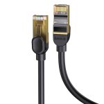 Baseus high Speed Seven types of RJ45 10Gigabit network cable (round cable)1m Black - Image 2