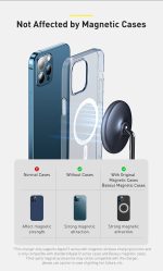 Baseus Swan 2-in-1 Wireless Magnetic Charging Bracket 20W WXSW-C01 - Image 5