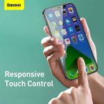 Baseus Full Coverage Tempered Glass Screen Protector for iPhone 12/12 Pro 6.1" – Anti-Blue Light, 2-Pack - Image 5