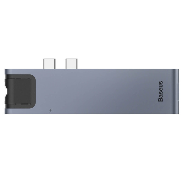 4-26-1 Baseus Thunderbolt C+Pro Hub 7-in-1 USB-C docking station in Grey