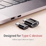Baseus  Mini Micro female to Type-C male adapter converter CATOTG-01 - Image 5