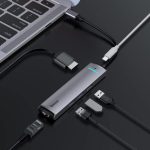 Baseus mechanical eye Six-in-one smart HUB docking station - Image 8