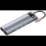Baseus CAHUB-CT0G Metal Gleam Series 11-in-1 Multifunctional Type-C HUB Docking Station Gray