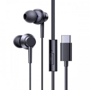 Baseus wired earphones CZ11 in black with Type-C plug and in-line mic