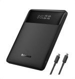 OS-Baseus Blade High Power Digital Display Quick Charge Power Bank 20000mAh 100W Black (PPBL000201) - Image 2