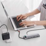 Baseus CAHUB-CT0G Metal Gleam Series 11-in-1 Multifunctional Type-C HUB Docking Station Gray - Image 5