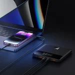 OS-Baseus Blade High Power Digital Display Quick Charge Power Bank 20000mAh 100W Black (PPBL000201) - Image 5