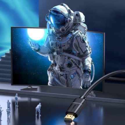 Baseus 5M HDMI Cable aluminum connector close-up