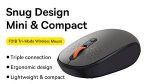 Baseus F01B Tri-Mode Wireless Mouse Frosted Gray  (B01055503833-00) - Image 5