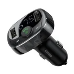 Baseus S-09A Car Bluetooth MP3 Player and FM Transmitter Charger in Black