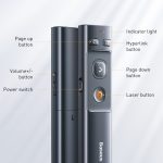 Baseus wireless presenter with USB-C and USB-A dual receiver dongle