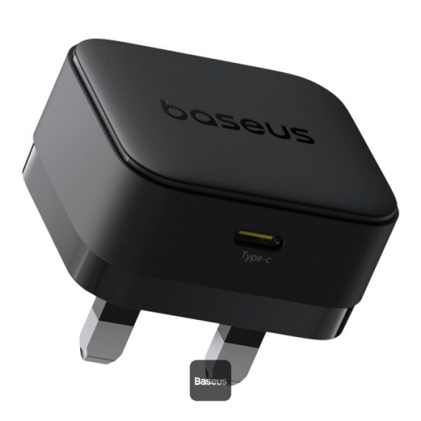 1727261372 Baseus Palm Fast Charger 1C 20W UK Cluster Black (P1011160C113-00) - Image 1