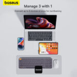 Baseus K01B Wireless Tri-Mode Keyboard – Tri-Mode Connection Bluetooth and 2.4GHz