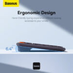 Baseus K01B Wireless Tri-Mode Keyboard – Ergonomic Design Thin and Light
