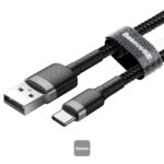 Baseus Cafule USB-A to Micro-USB Cable 1m Gray+Black - Image 2