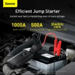 Baseus Super Energy Air Series Car Jump Starter & Portable Power Bank 10000mAh, Cluster Black - Image 5