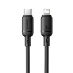 Baseus USB-C to Lightning Cable 1m, Cluster Black - front view