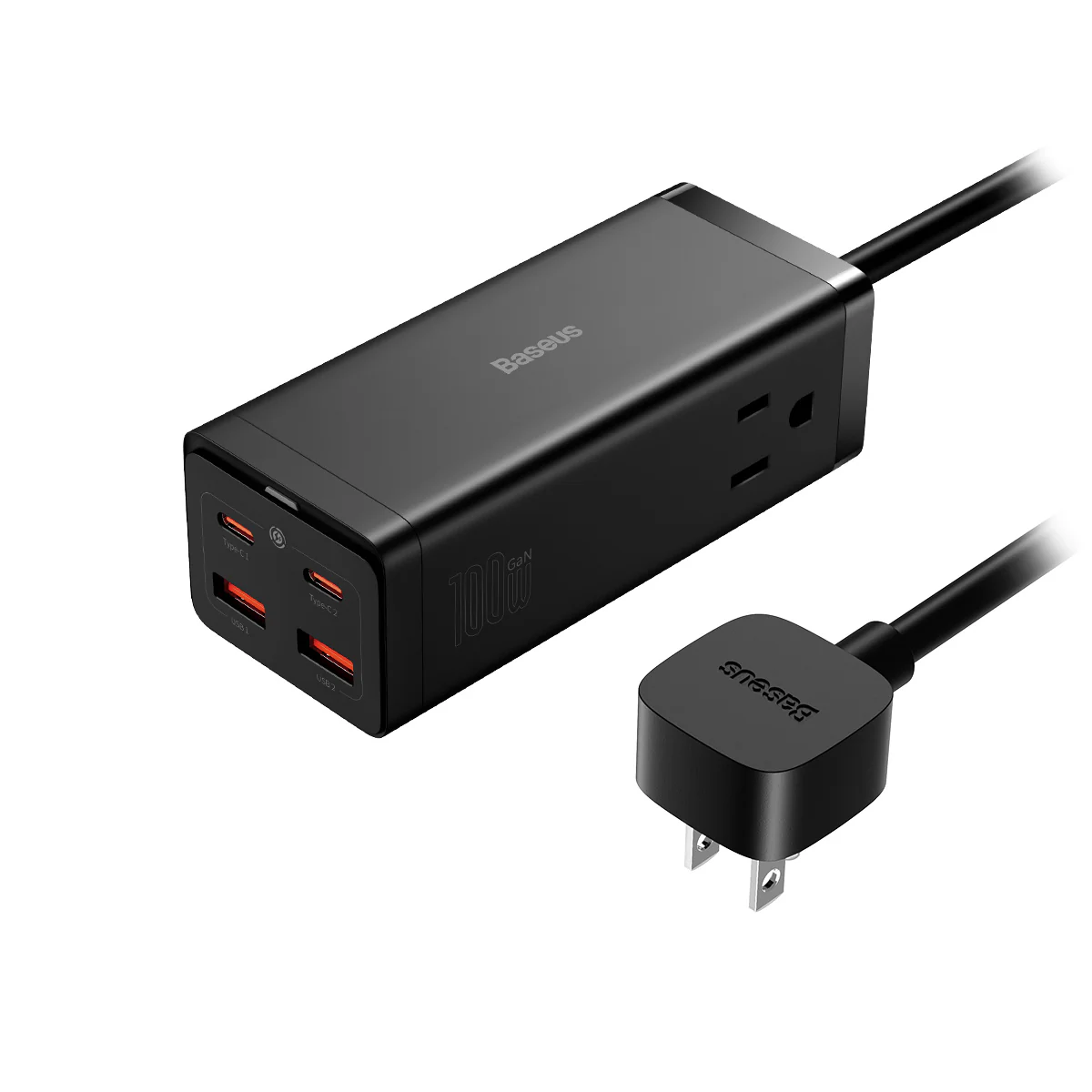 Baseus GaN3 Pro 100W Desktop Power Strip Charger - Image 5