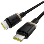 Baseus Dura Series USB-C to USB-C 240W Fast Charging Data Cable 1M, Gold Black - Image 3