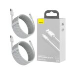 Baseus Simple Wisdom 2-pack of USB-A to Lightning Data Cable Kit - Image 2