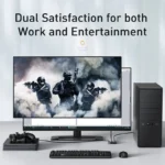 HDMI switcher 4K bidirectional switching for work and entertainment setup