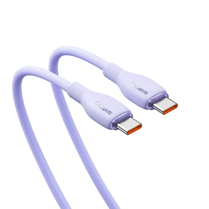 Baseus 100W USB-C to USB-C cable connector close-up