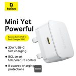 Baseus Palm 20W wall charger compact mini design