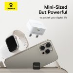 Baseus Palm 20W wall charger size comparison mini and powerful