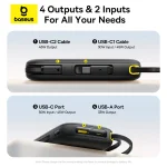 Baseus EnerFill FC31 Qpow 3 20000mAh Power Bank 45W, Cosmic Black - Image 4